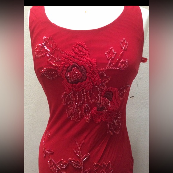 Sue Wong Red Dress - Picture 7 of 9